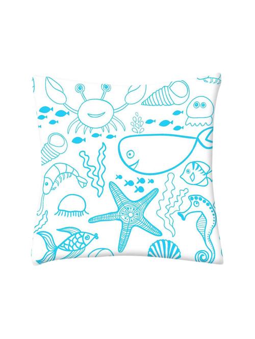 digitally printed single polyester cushion cover - 14696711 - Very Small Image - 1