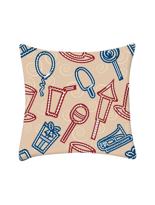 digitally printed single polyester cushion cover - 14697309 - Very Small Image - 1