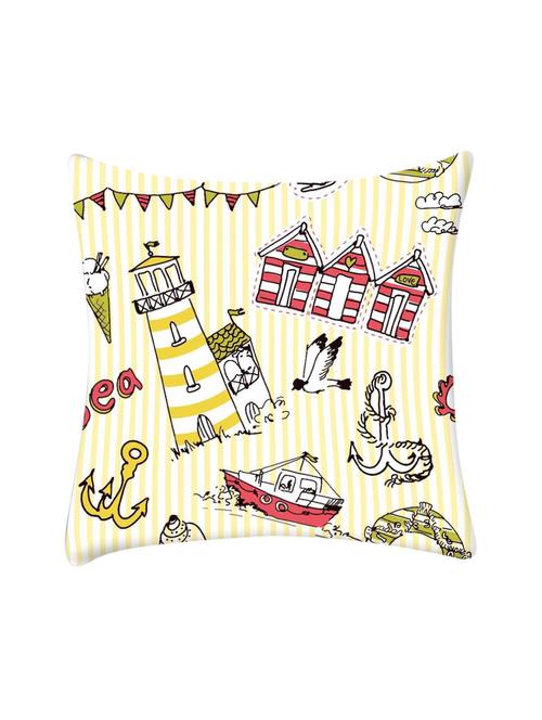 digitally printed single polyester cushion cover - 14697451 - Very Small Image - 1