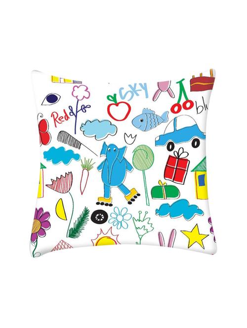 digitally printed single polyester cushion cover - 14697628 - Very Small Image - 1