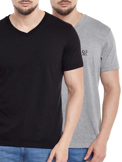 multi colored cotton combos tshirt - 14697727 - Very Small Image - 1