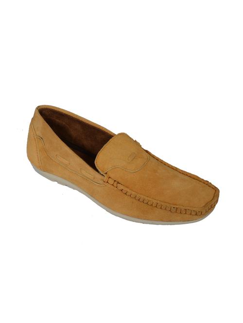 tan suede slip on loafer - 14701047 - Very Small Image - 1