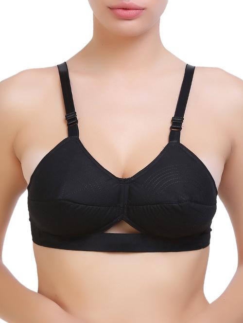 cut out detail solid bra - 14705691 - Very Small Image - 1
