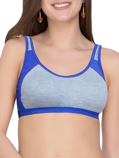 color block sports bra - 14706282 - Very Small Image - 1