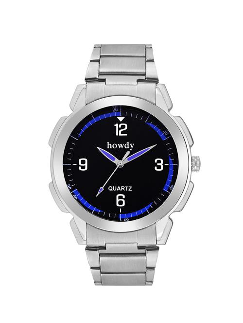 Howdy Latest Fashionable Black Designer New Look Stylish Titanium Boys Watch - For Men - 14707435 - Very Small Image - 1