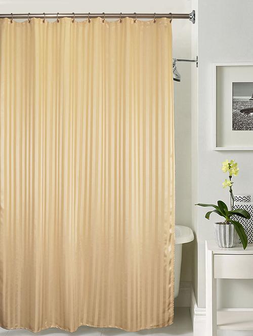 thick striped prism water repellent plain shower curtain - 14711396 - Very Small Image - 1
