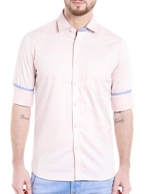 pink cotton casual shirt - 14714231 - Very Small Image - 1