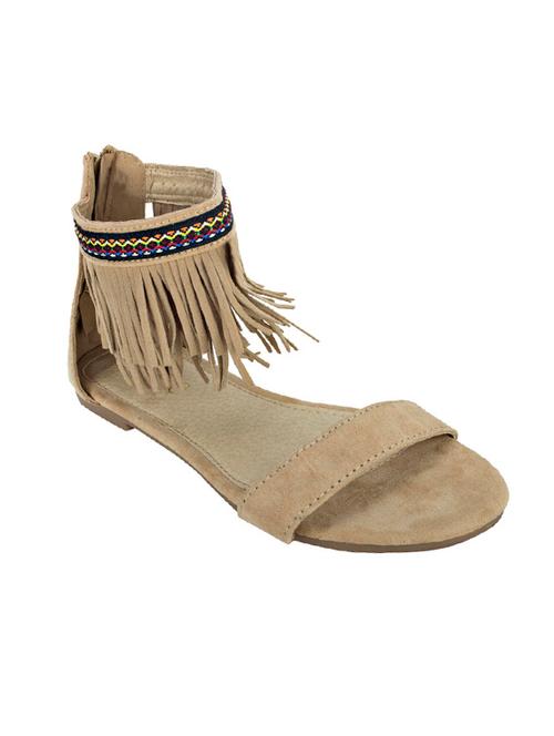 beige ankle strap sandal - 14714873 - Very Small Image - 1