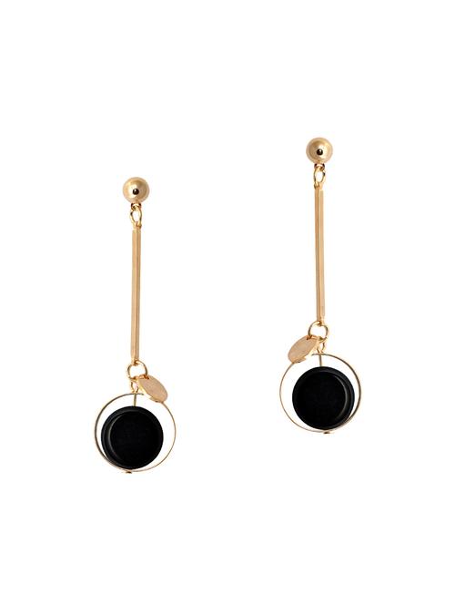 black metal drop earring - 14715459 - Very Small Image - 1