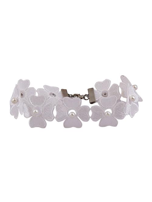 white nylon choker necklace - 14715635 - Very Small Image - 1