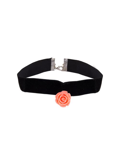 multi colored velvet choker necklace - 14715640 - Very Small Image - 1