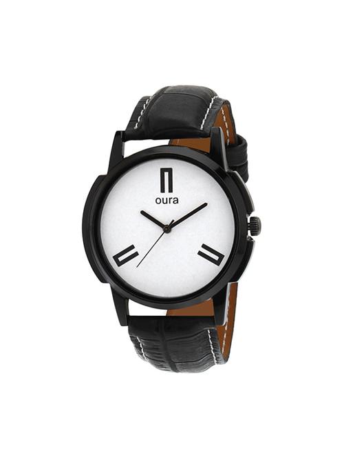 oura analog new classic round dial men's watch - 14715751 - Very Small Image - 1