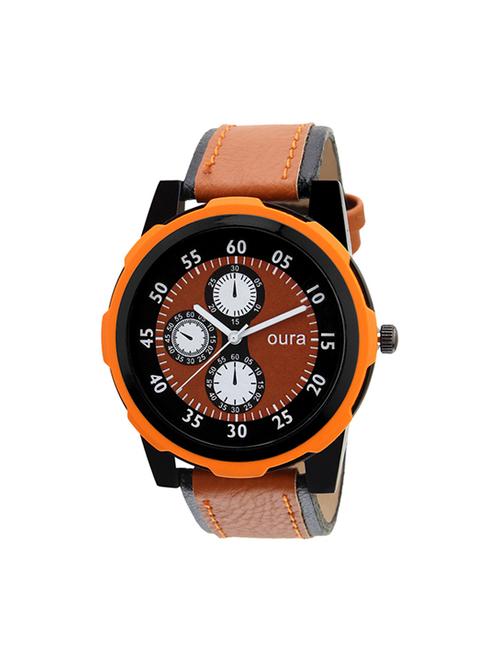 oura analog new classic round dial men's watch - 14715753 - Very Small Image - 1