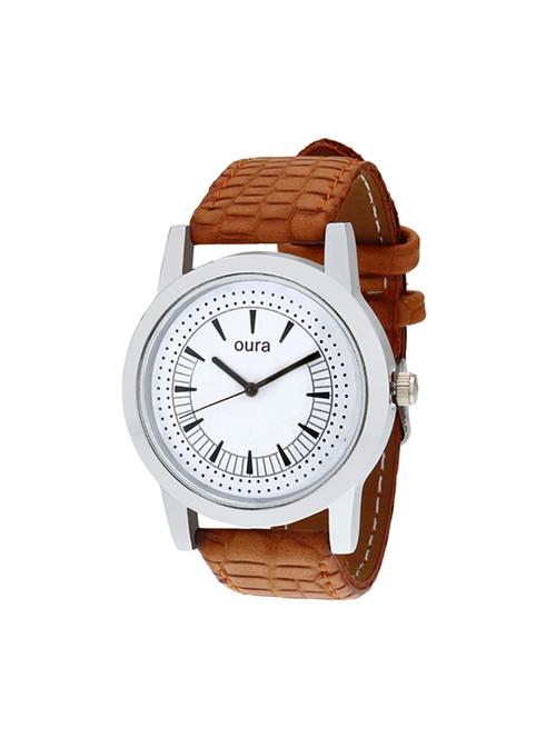 oura analog new classic round dial men's watch - 14715760 - Very Small Image - 1