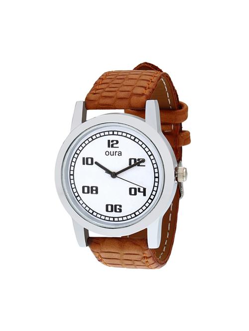 oura analog new classic round dial men's watch - 14715762 - Very Small Image - 1