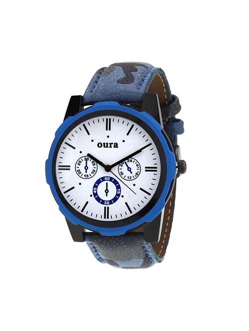 oura analog new classic round dial men's watch - 14715766 - Very Small Image - 1