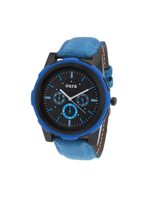 oura analog new classic round dial men's watch - 14715767 - Very Small Image - 1