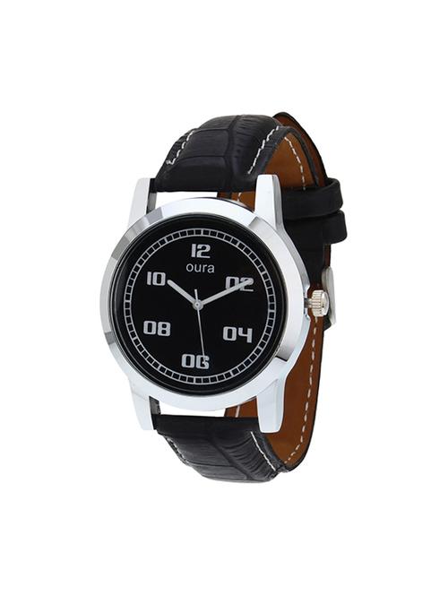 oura analog new classic round dial men's watch - 14715772 - Very Small Image - 1