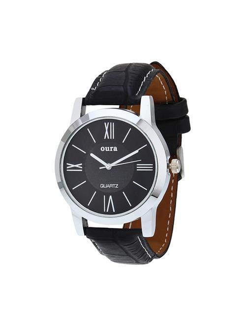 oura analog new classic round dial men's watch - 14715773 - Very Small Image - 1