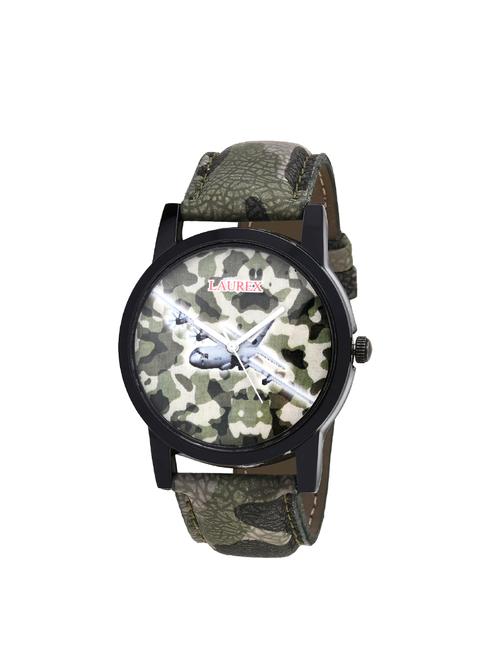 laurex analog round casual wear watches for men lx-81 - 14715844 - Very Small Image - 1