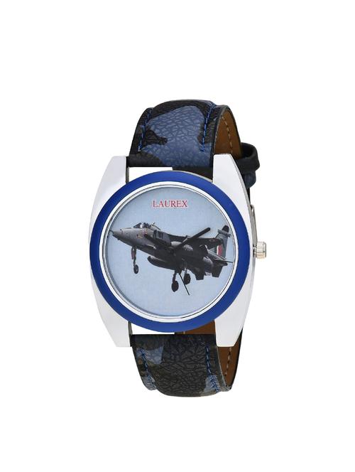 laurex analog round casual wear watches for men lx-117 - 14715867 - Very Small Image - 1
