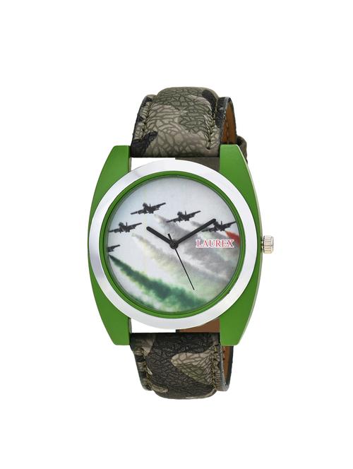 laurex analog round casual wear watches for men lx-118 - 14715868 - Very Small Image - 1