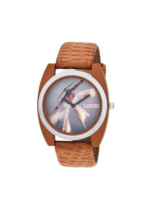 laurex analog round casual wear watches for men lx-119 - 14715869 - Very Small Image - 1