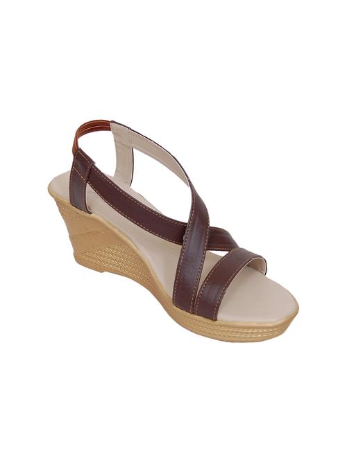 brown back strap wedge - 14716450 - Very Small Image - 1