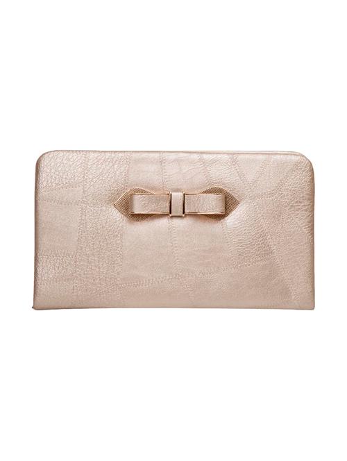 pink leather minaudiere clutch - 14717436 - Very Small Image - 1