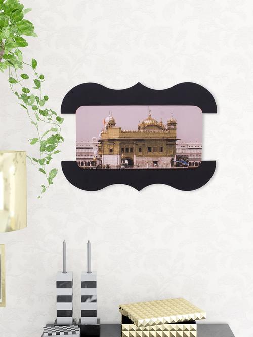 digital print golden temple on wooden frame wall art - 14717581 - Very Small Image - 1