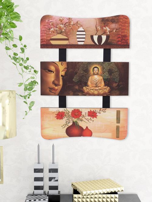 digital print buddha on wooden frame wall art - 14717591 - Very Small Image - 1