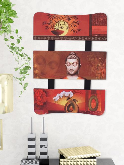 digital print buddha on wooden frame wall art - 14717593 - Very Small Image - 1