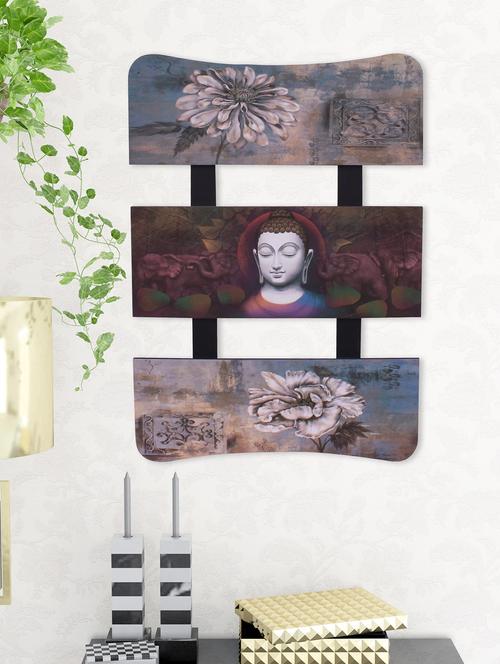 digital print buddha on wooden frame wall art - 14717594 - Very Small Image - 1
