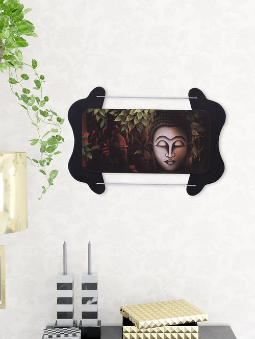 digital print buddha on wooden frame wall art - 14717617 - Very Small Image - 1
