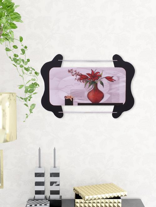 digital print flower pot on wooden frame wall art - 14717627 - Very Small Image - 1