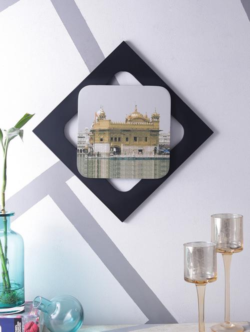 digital print golden temple on wooden frame wall art - 14717681 - Very Small Image - 1