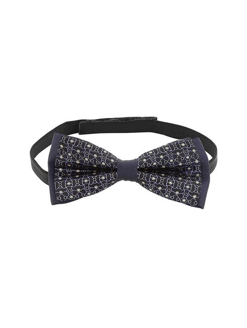blue satin bow tie - 14717702 - Very Small Image - 1
