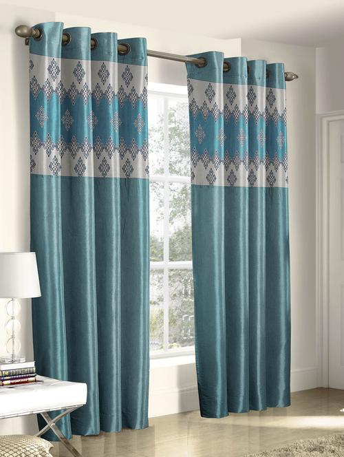 desginer door curtains set of 2 - 14717900 - Very Small Image - 1