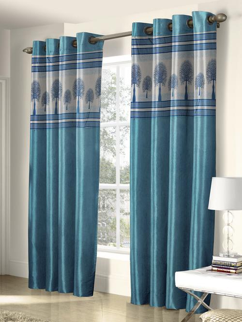 desginer door curtains set of 2 - 14717902 - Very Small Image - 1