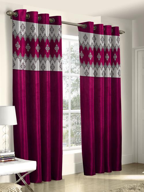 desginer door curtains set of 2 - 14717987 - Very Small Image - 1