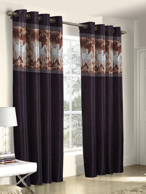 desginer door curtain set of 2 - 14717999 - Very Small Image - 1
