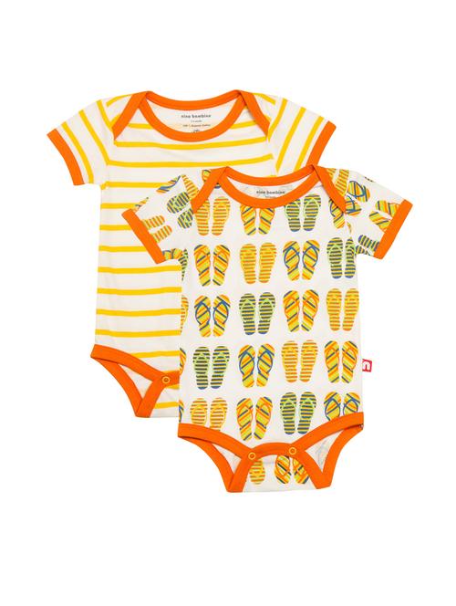 yellow cotton onesies - 14718089 - Very Small Image - 1