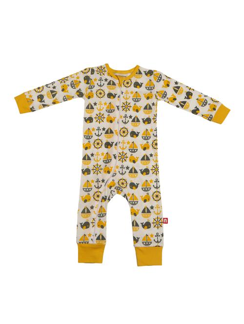 yellow cotton romper - 14718154 - Very Small Image - 1