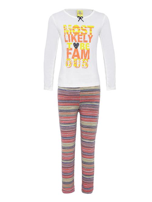 orange cotton pyjama set - 14719634 - Very Small Image - 1