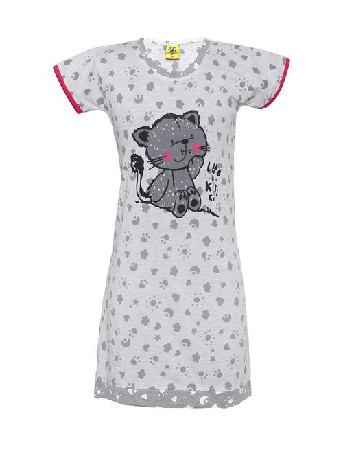 grey cotton pyjama set - 14719665 - Very Small Image - 1