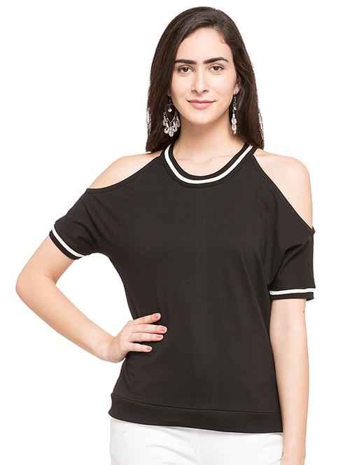 onyx cold shoulder top - 14719740 - Very Small Image - 1