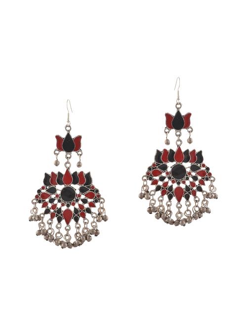 multi color metal chandballi earrings - 14720002 - Very Small Image - 1