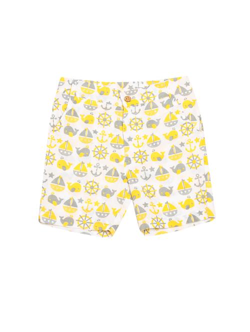 multi colored cotton shorts - 14720033 - Very Small Image - 1