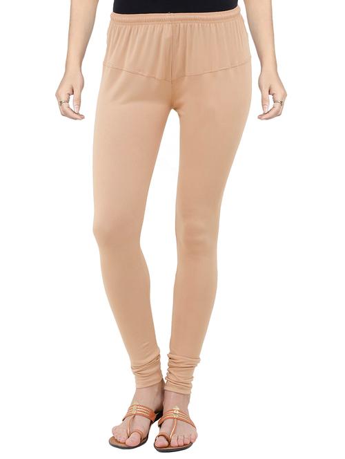 beige viscose leggings - 14720331 - Very Small Image - 1