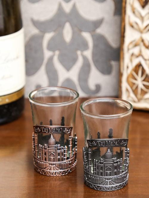 taj mahal shot glasses(set of 2) - 14720900 - Very Small Image - 1
